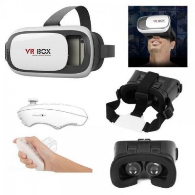 gafas de realidad virtual y 3d vr box 2.0 joystick bluetooth