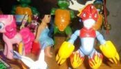 Muñecos de Digimon / Flamedramon y Gatomon / Bootleg