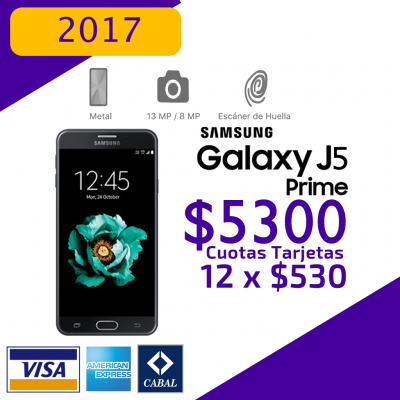 Samsung J5 PRIME mejor que j5 2016 **Tarjetas**